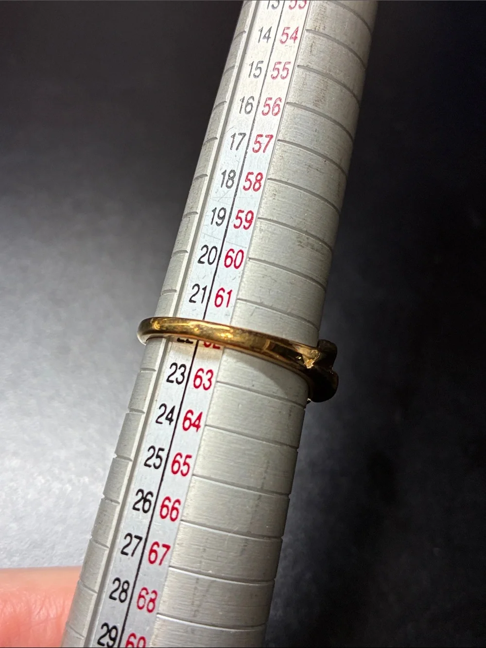 Vintage gold electroplated nugget ring - Elegant Statement Band